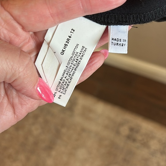 Armani Collezioni Black Tee with AC Logo/ Size XXL - Picture 4 of 5